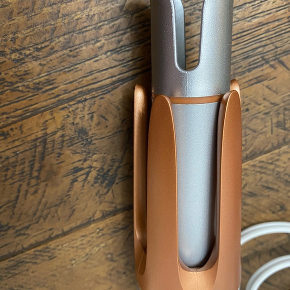 Sheglam Automatic Hair Silver and Orange Curling Iron - Picture 3 of 7